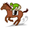 Horse Racing - Light emoji on Emojidex